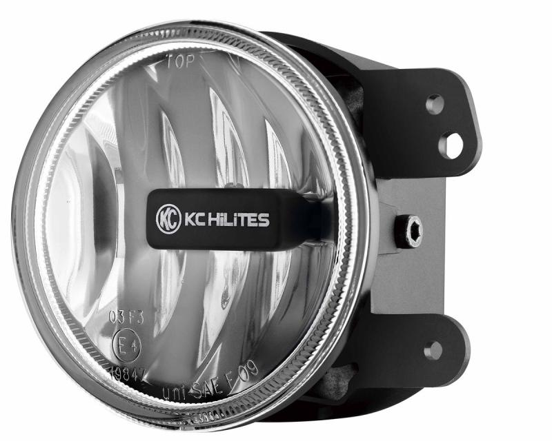 KC HiLiTESKC HiLiTES 10 - 18 Jeep JK 4in. Gravity G4 LED Light 10w SAE/ECE Clear Fog Beam (Single)