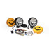 KC HiLiTESKC HiLiTES Daylighter 6in. Halogen Light 100w Spot Beam (Pair Pack System) - Black SS