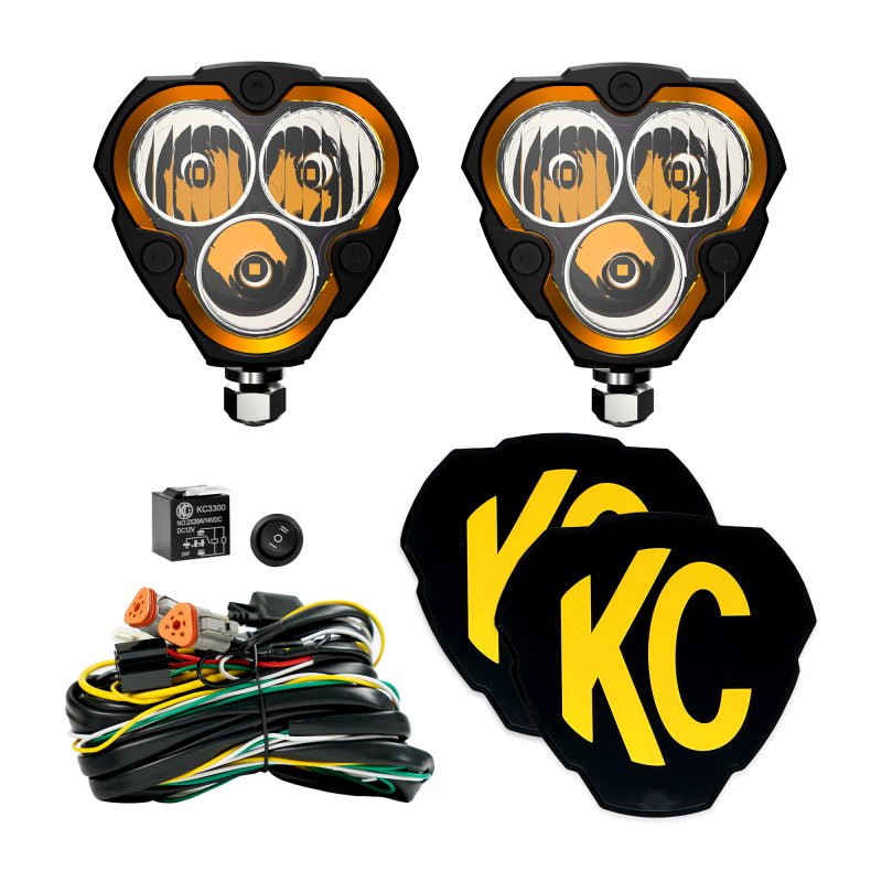 KC HiLiTESKC HiLiTES FLEX ERA 3 LED Light Combo Beam Pair Pack System