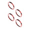 KC HiLiTESKC HiLiTES FLEX ERA LED Light Bar Bezel Kit for 10in. Segments - Red