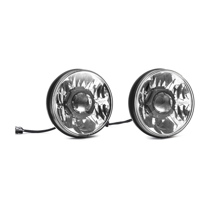 KC HiLiTESKC HiLiTES 07 - 18 Jeep JK (Not for Rubicon/Sahara) 7in. Gravity LED Pro DOT Headlight (Pair Pack Sys)