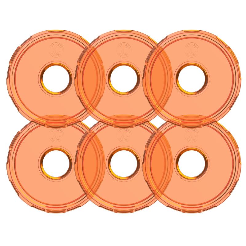 KC HiLiTESKC HiLiTES Cyclone V2 LED - Replacement Lens - Amber - 6 - PK