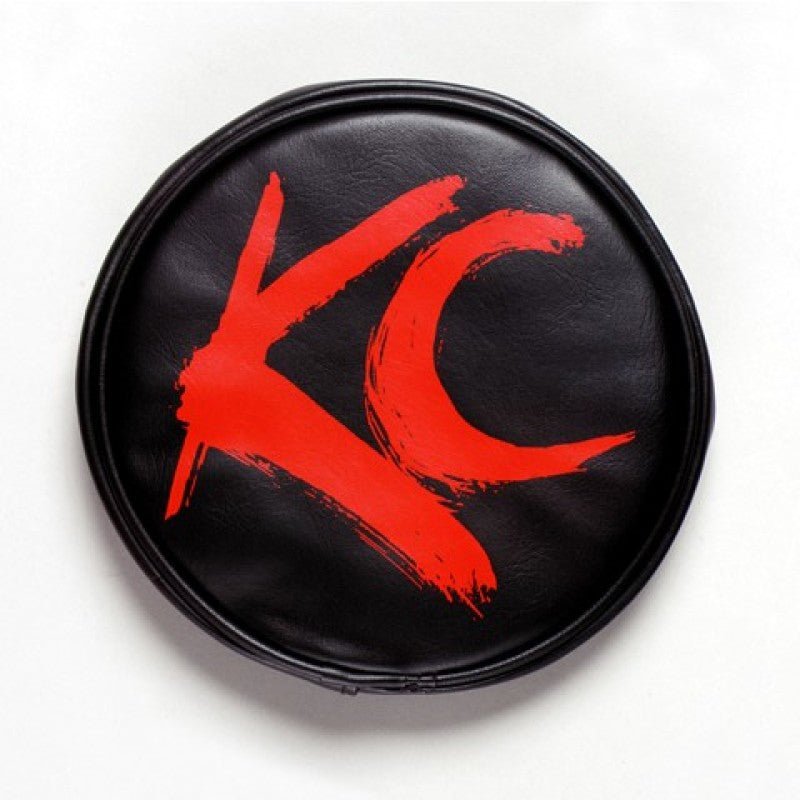 KC HiLiTESKC HiLiTES 6in. Round Soft Cover (Pair) - Black w/Yellow KC Logo