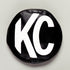 KC HiLiTESKC HiLiTES 6in. Round Soft Cover (Pair) - Black w/Yellow KC Logo