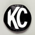 KC HiLiTESKC HiLiTES 6in. Round Soft Cover (Pair) - Black w/Yellow KC Logo