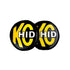 KC HiLiTESKC HiLiTES 8in. Round Soft Cover HID (Pair) - Black w/Yellow Brushed KC Logo