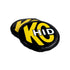 KC HiLiTESKC HiLiTES 8in. Round Soft Cover HID (Pair) - Black w/Yellow Brushed KC Logo