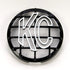 KC HiLiTESKC HiLiTES 6in. Round ABS Stone Guard for SlimLite/Daylighter Lights (Single) - Black/White KC Logo