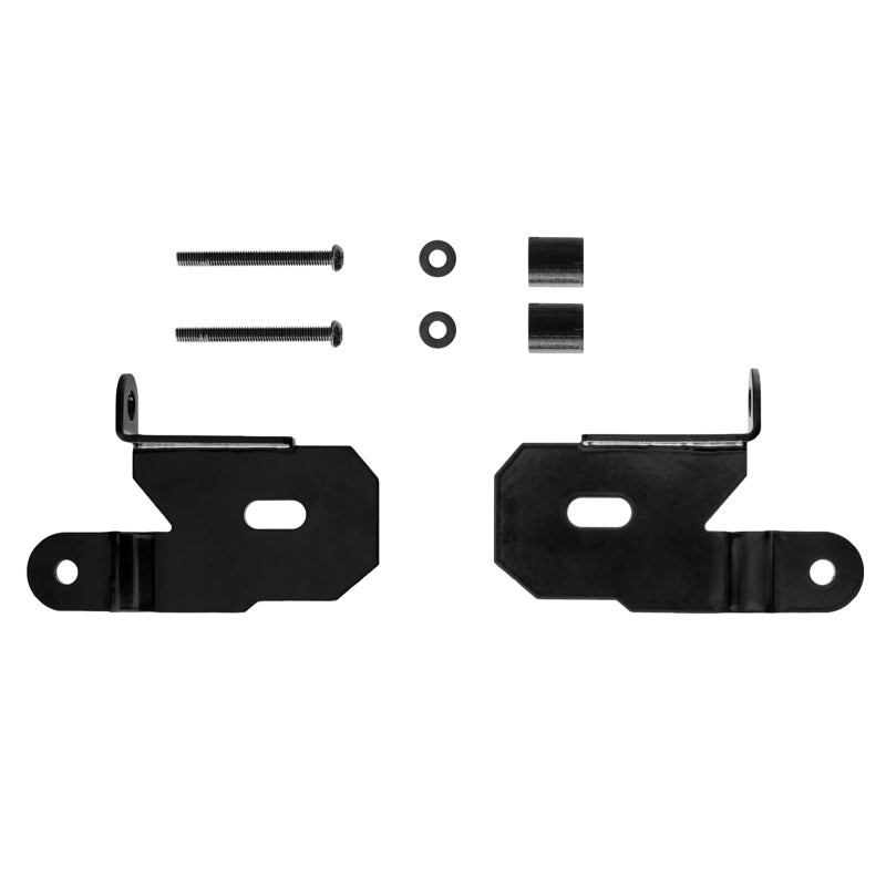 KC HiLiTESKC HiLiTES 18 - 19 Jeep Wrangler JL A - Pillar Light Mount Bracket Set (Pair) - Black