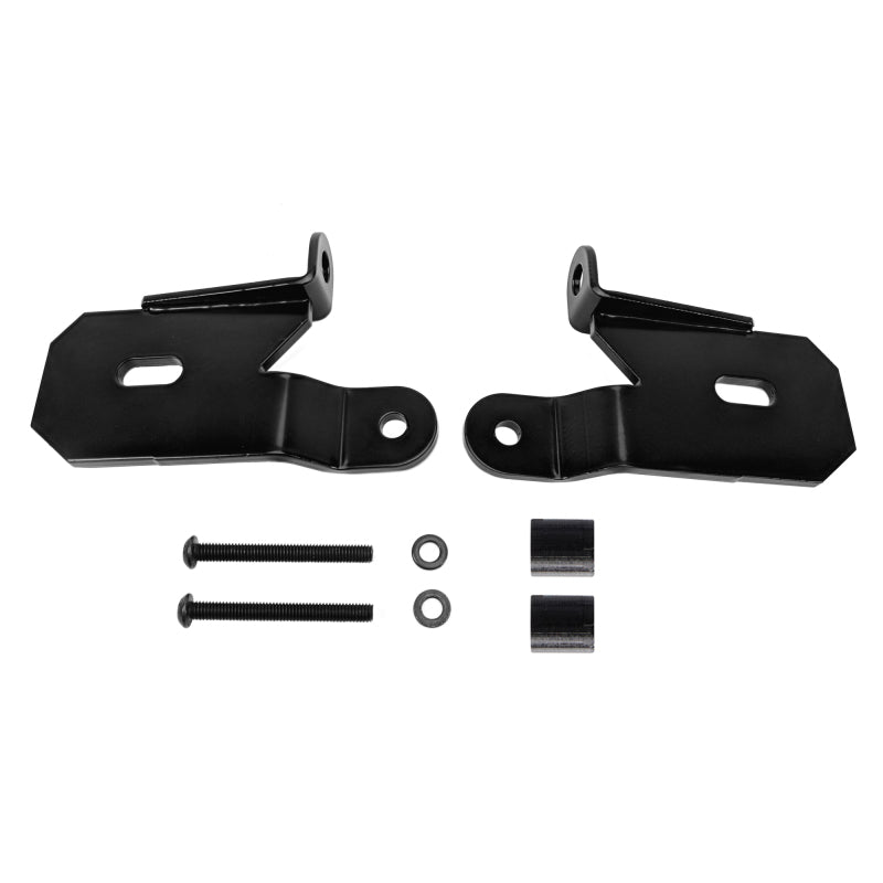 KC HiLiTESKC HiLiTES 18 - 19 Jeep Wrangler JL A - Pillar Light Mount Bracket Set (Pair) - Black