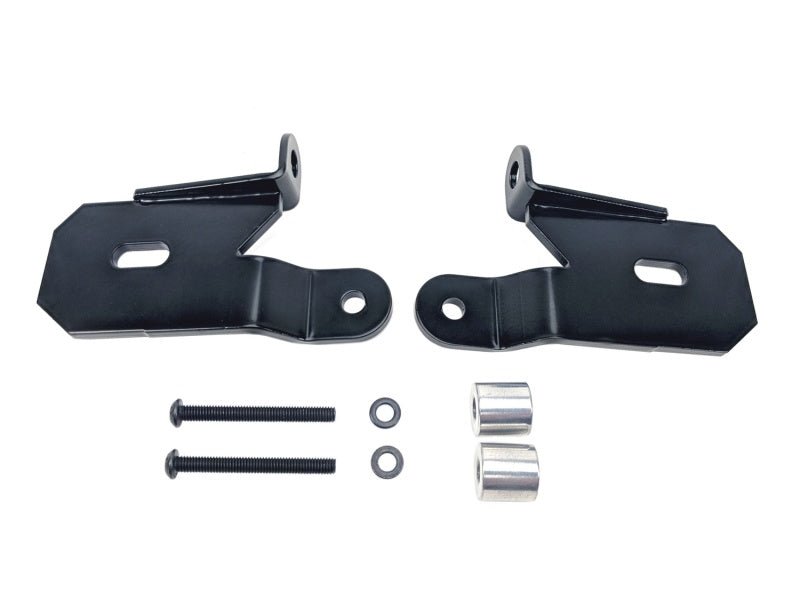 KC HiLiTESKC HiLiTES 18 - 19 Jeep Wrangler JL A - Pillar Light Mount Bracket Set (Pair) - Black