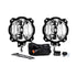 KC HiLiTESKC HiLiTES 6in. Pro6 Gravity LED Light 20w Single Mount Spot Beam (Pair Pack System)
