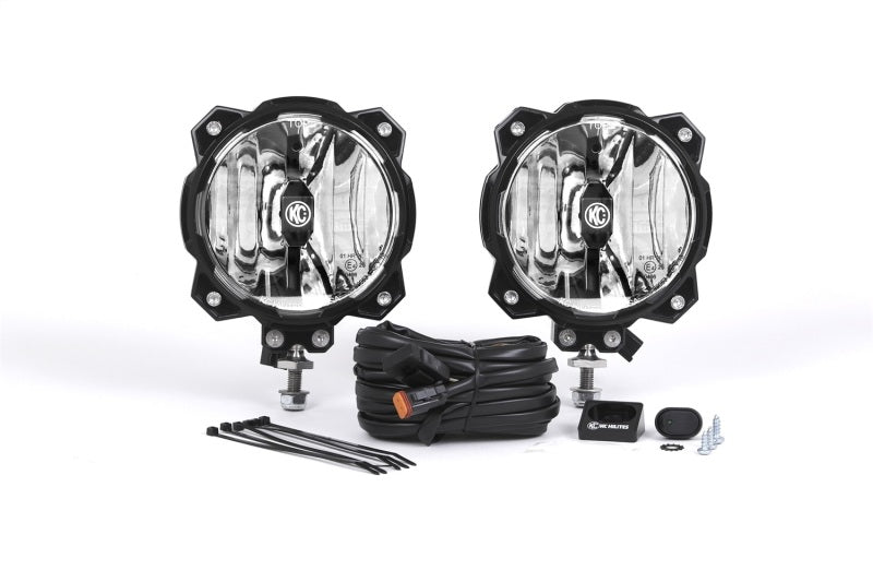 KC HiLiTESKC HiLiTES 6in. Pro6 Gravity LED Light 20w Single Mount SAE/ECE Driving Beam (Pair Pack System)