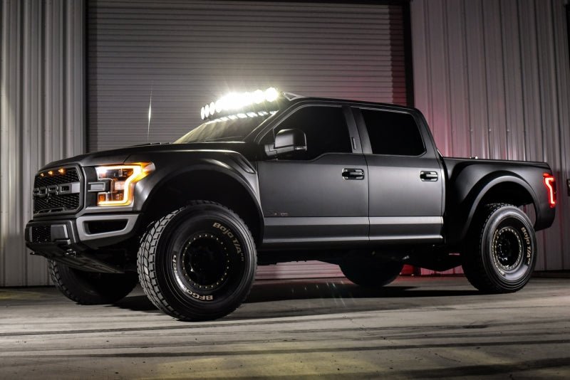 KC HiLiTESKC HiLiTES 17 - 18 Ford Raptor 57in. Pro6 Gravity LED 9 - Light 180w Combo Beam Overhead Light Bar Sys