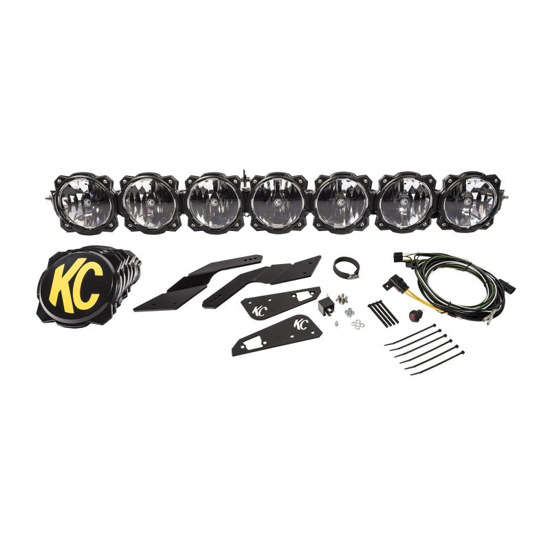 KC HiLiTESKC HiLiTES Can - Am X3 45in. Pro6 Gravity LED 7 - Light 140w Combo Beam Overhead Light Bar System