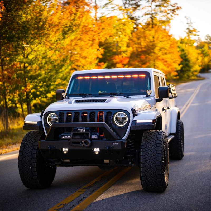 KC HiLiTESKC HiLiTES FLEX ERA 3 Dual Mode SAE Fog Lights - 2 - Light Master Kit for Jeep JK/JL/JT Steel Bumpers
