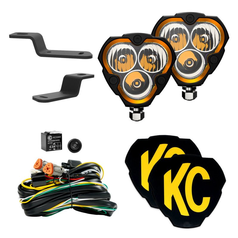 KC HiLiTESKC HiLiTES 21+ Ford Bronco FLEX ERA 3 2 - Light Sys Ditch Light Kits (Combo Beam)