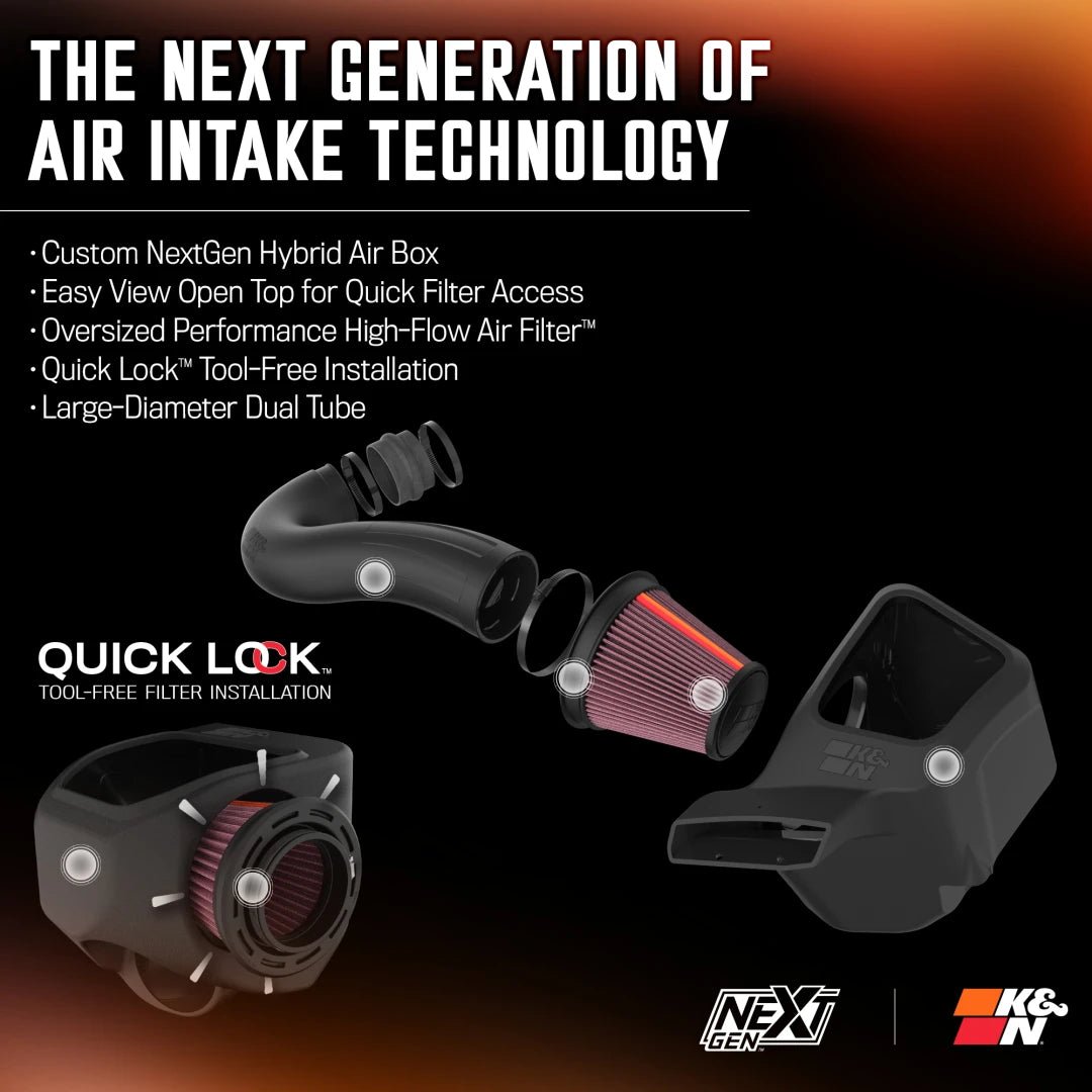 K&NK&N Cold Air Intake | Fits 2011 - 2022 Jeep Grand Cherokee 5.7L | 50 - 1563