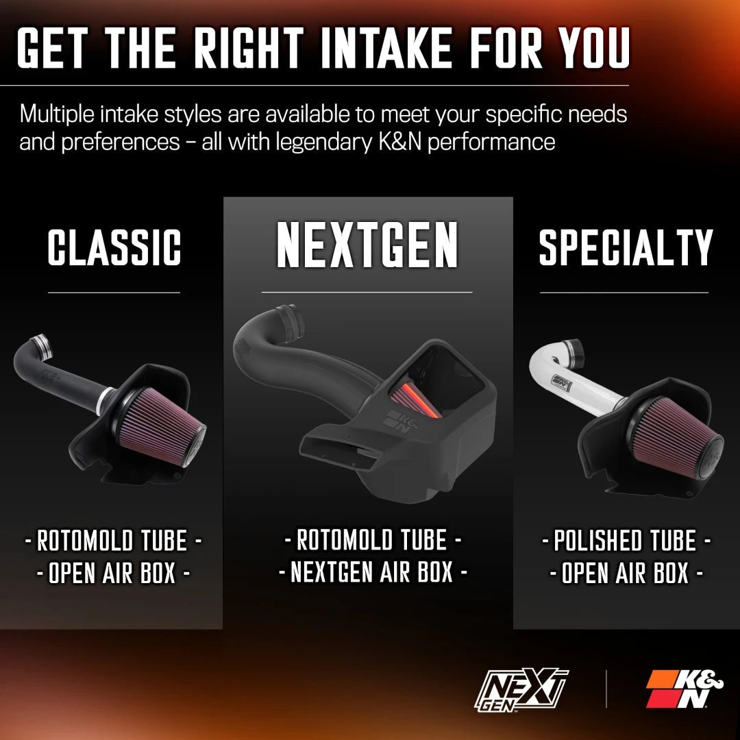 K&NK&N Cold Air Intake | Fits 2011 - 2022 Jeep Grand Cherokee 5.7L | 50 - 1563
