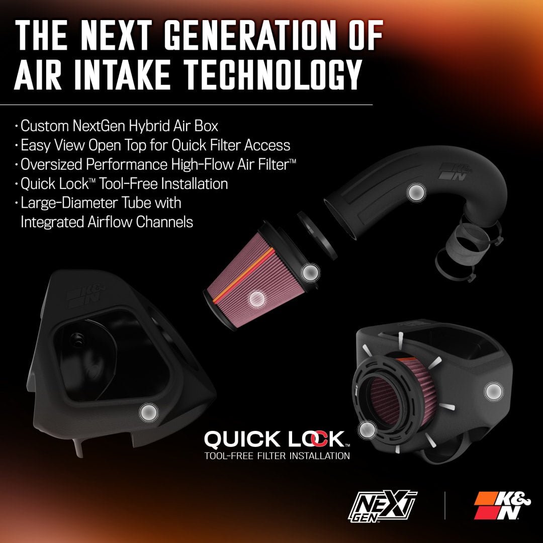 K&NK&N Cold Air Intake | Fits 2019 - 2024 Dodge Ram 1500 5.7L | 50 - 1578