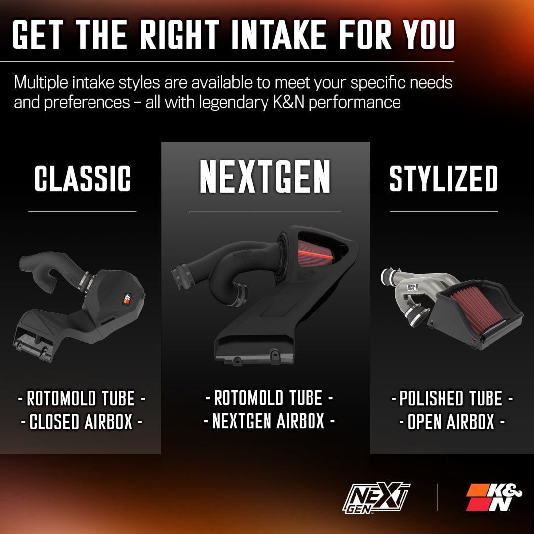 K&NK&N Cold Air Intake | Fits 2021 - 2024 Ford F150 Raptor 3.5L 2.7L | 50 - 2617