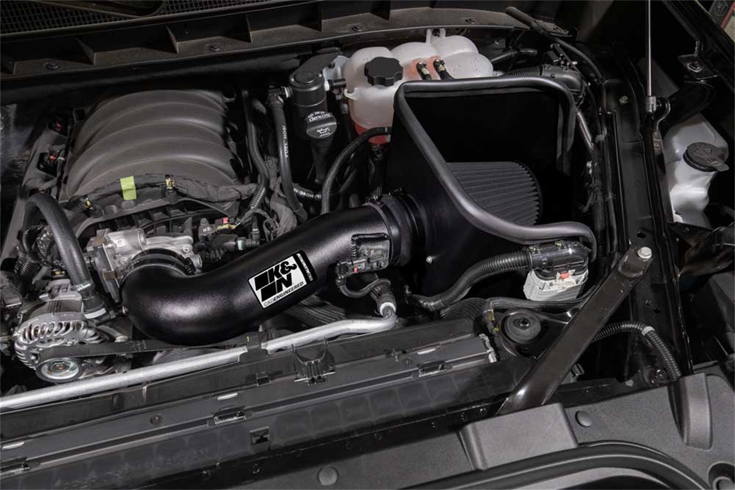 K&NK&N Filters Dry Flow Cold Air Intake | Fits 2019 - 2023 Chevrolet Silverado GMC Sierra 1500