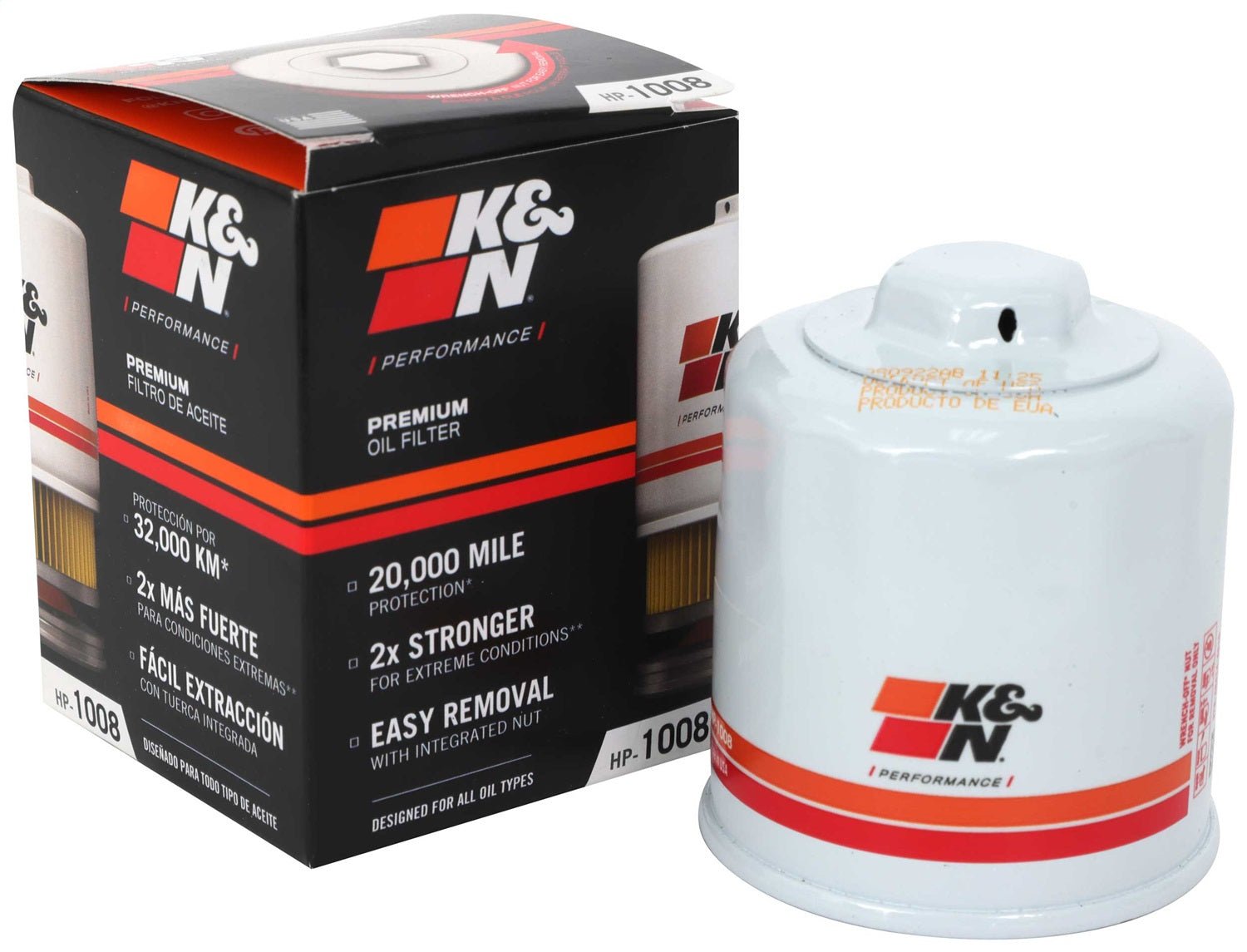 K&NK&N Filters HP - 1008 Performance Gold Oil Filter
