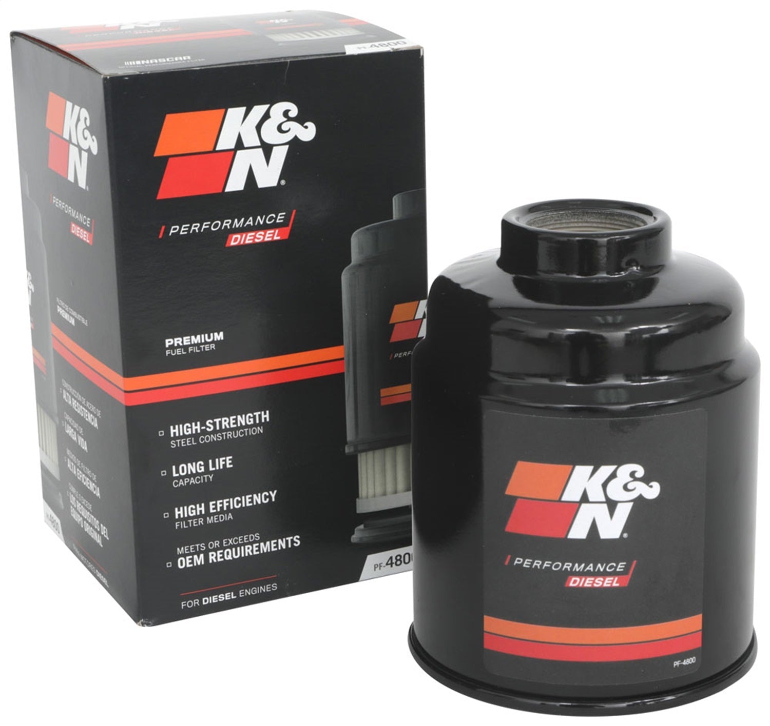 K&NK&N Filters PF - 4800 In - Line Gas Filter Fits 13 - 18 2500 3500 4500 5500