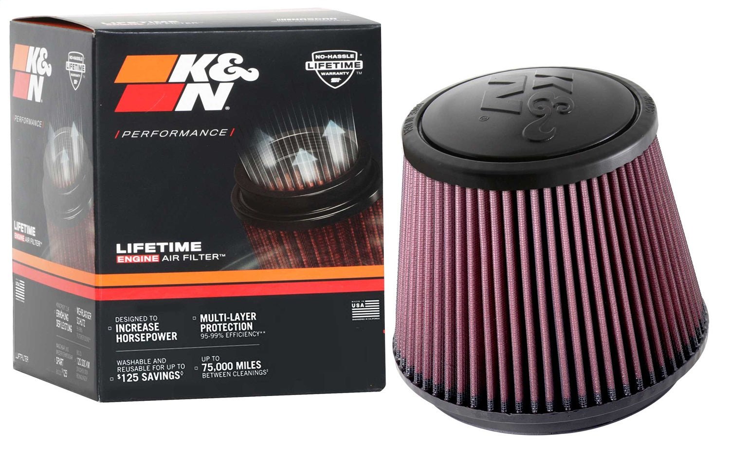 K&NK&N Filters RU - 5173 Universal Clamp On Air Filter