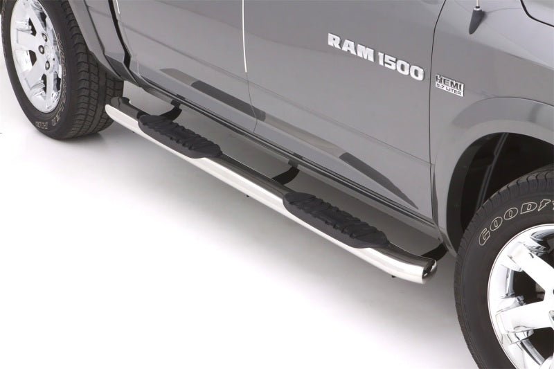 LUNDLund 10 - 17 Dodge Ram 2500 Crew Cab 5in. Curved Oval SS Nerf Bars - Polished