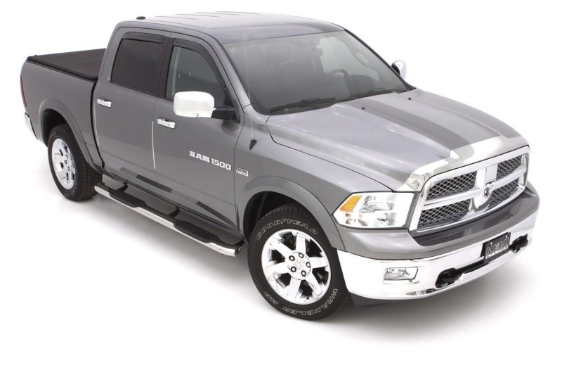 LUNDLund 10 - 17 Dodge Ram 2500 Crew Cab 5in. Curved Oval SS Nerf Bars - Polished