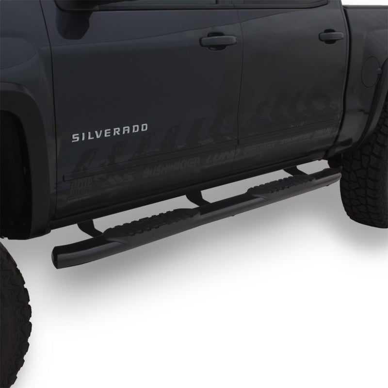 LUNDLund 2019 Chevrolet Silverado 1500 Crew Cab 5in Oval Curved Steel Nerf Bars - Black