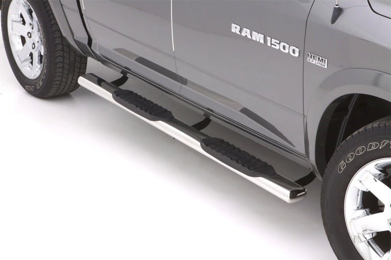 LUNDLund 10 - 17 Dodge Ram 2500 Crew Cab 5in. Oval Straight SS Nerf Bars - Polished