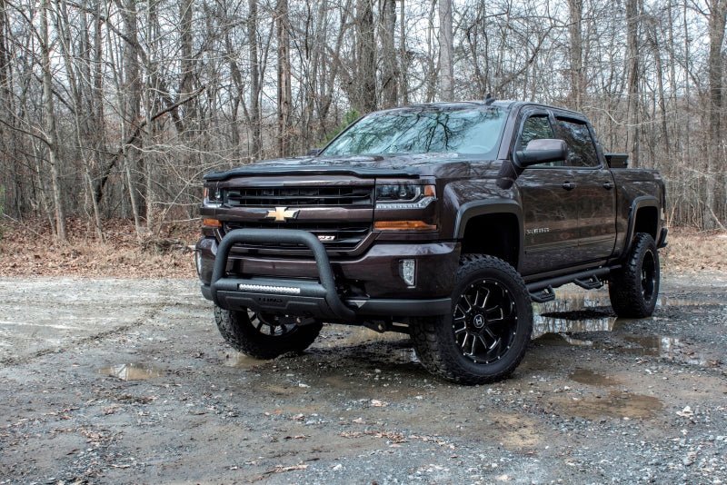 LUNDLund 19 - 22 Chevrolet Silverado 1500 (Excl. 2019 LD) Bull Bar w/ Light & Wiring - Blk - Black