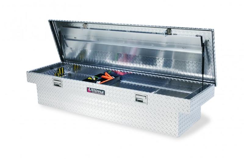 LUNDLund 67 - 99 Chevy CK Ultima Deep Single Lid Crossover Tool Box - Brite