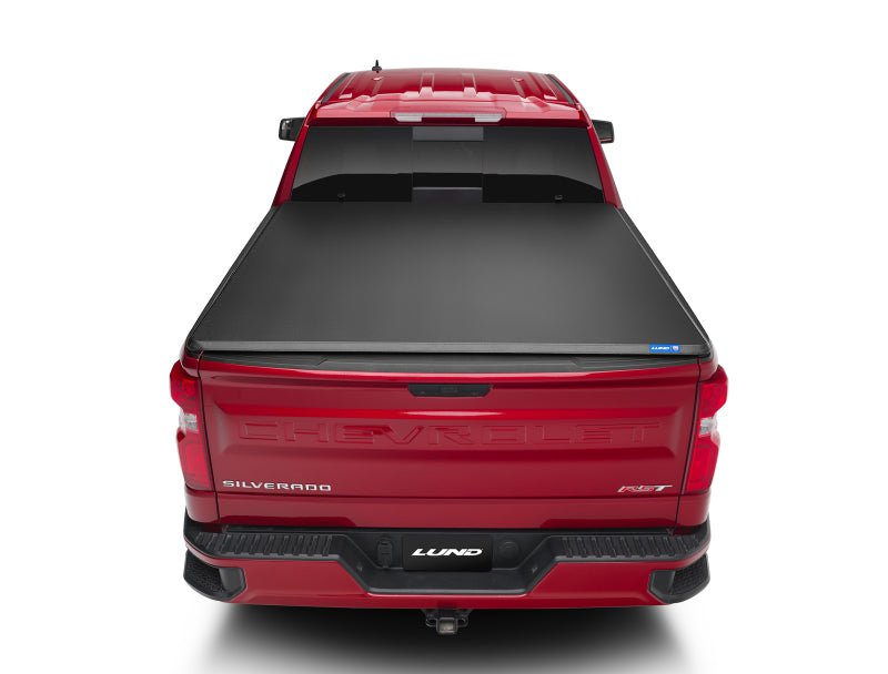 LUNDLund 2023 Chevey Colorado 2023 GMC Canyon (5ft. Bed) Genesis Tri - Fold Tonneau Cover Black