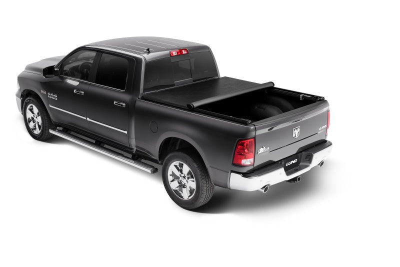 LUNDLund 02 - 17 Dodge Ram 1500 (8ft. BedExcl. Beds w/Rambox) Genesis Roll Up Tonneau Cover - Black