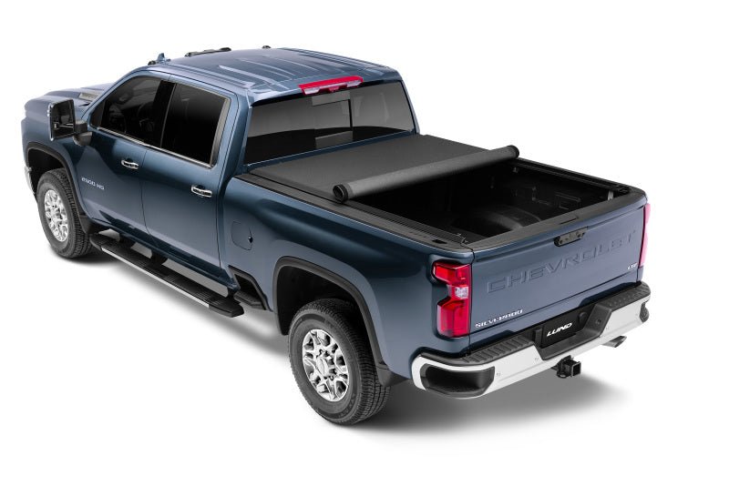 LUNDLund 07 - 17 Chevy Silverado 1500 (5.5ft. Bed) Genesis Elite Roll Up Tonneau Cover - Black