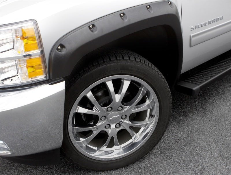 LUNDLund 99 - 07 Chevy Silverado 1500 RX - Rivet Style Textured Elite Series Fender Flares - Black (4 Pc.)