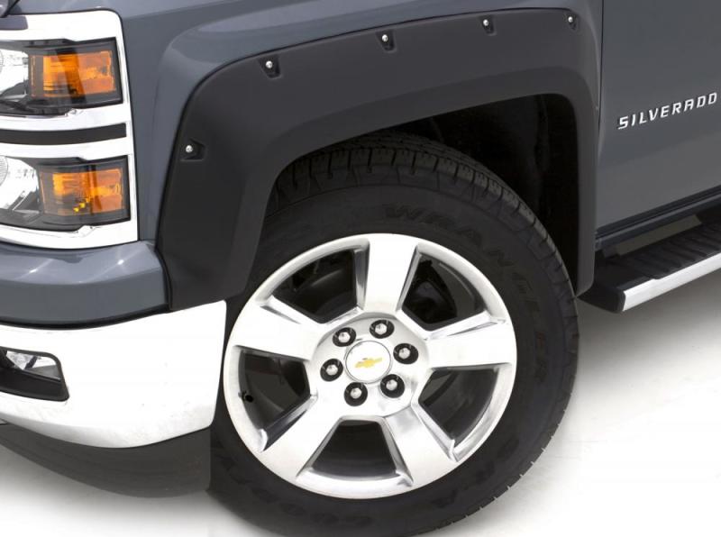 LUNDLund 99 - 07 Chevy Silverado 1500 RX - Rivet Style Textured Elite Series Fender Flares - Black (4 Pc.)