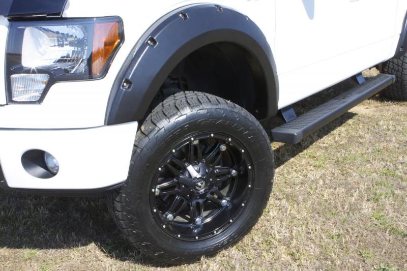 LUNDLund 07 - 13 Chevy Silverado 1500 RX - Rivet Style Smooth Elite Series Fender Flares - Black (4 Pc.)