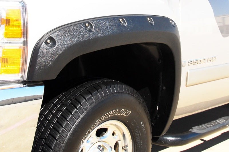 LUNDLund 07 - 13 Chevy Silverado 1500 RX - Rivet Textured Elite Series Fender Flares - Black (4 Pc.)