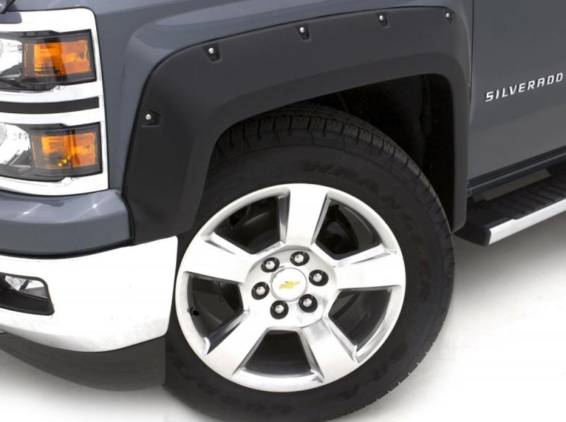 LUNDLund 07 - 13 Chevy Silverado 1500 RX - Rivet Textured Elite Series Fender Flares - Black (4 Pc.)