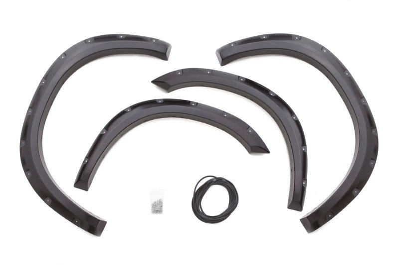 LUNDLund 02 - 08 Dodge Ram 1500 RX - Rivet Style Smooth Elite Series Fender Flares - Black (4 Pc.)