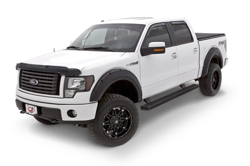 LUNDLund 09 - 14 Ford F - 150 (Excl Raptor) RX - Rivet Style Smooth Elite Series Fender Flares - Black (4 Pc.)