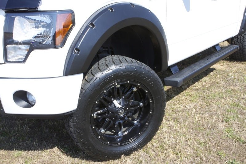 LUNDLund 09 - 14 Ford F - 150 (Ex Raptor) RX - Rivet Style Textured Elite Series Fender Flares - Black (4 Pc.)