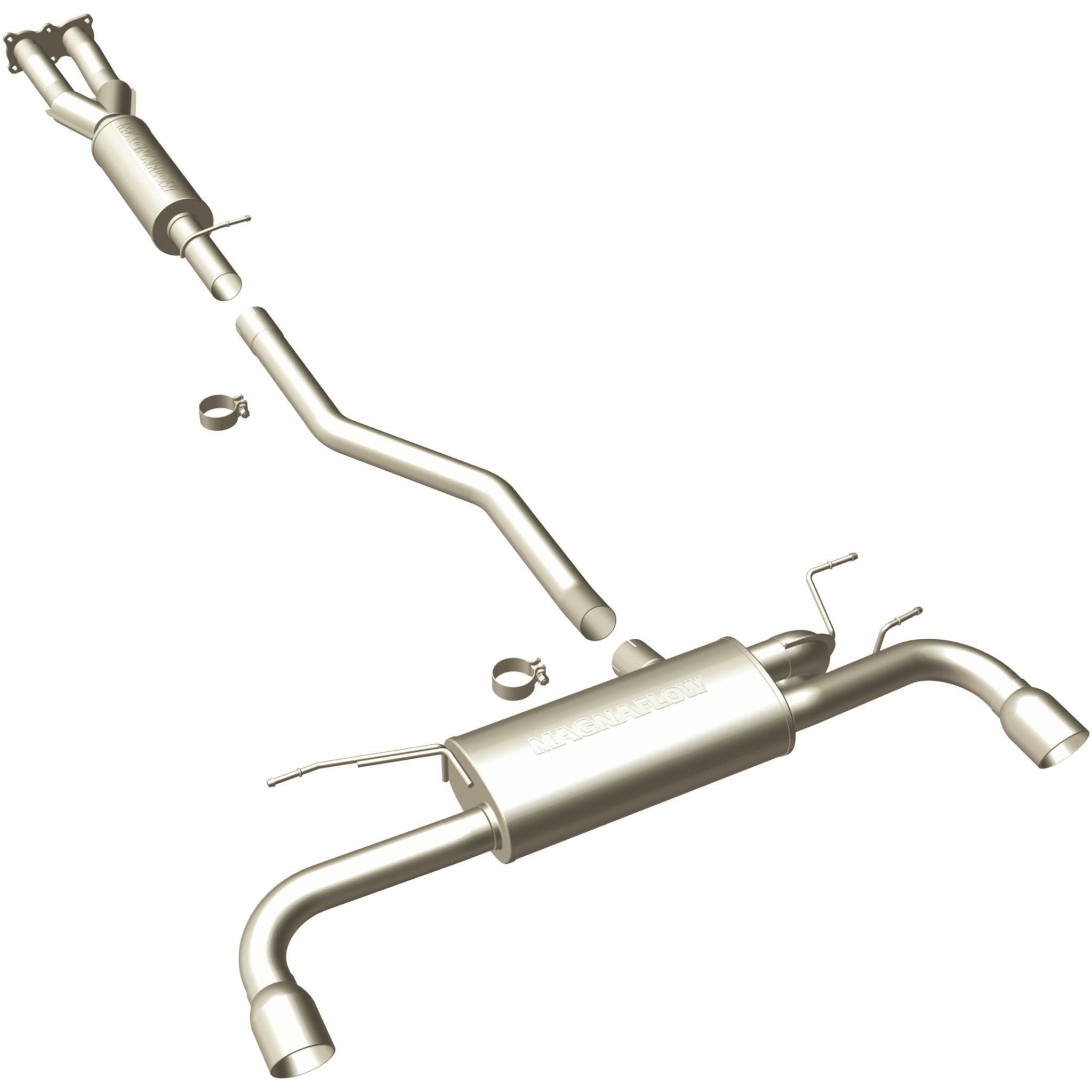 MagnaFlow Exhaust ProductsMagnaFlow Exhaust Products MagnaFlow 2008 - 2012 Land Rover LR2 Touring Series Cat - Back Performance Exhaust System | 15576