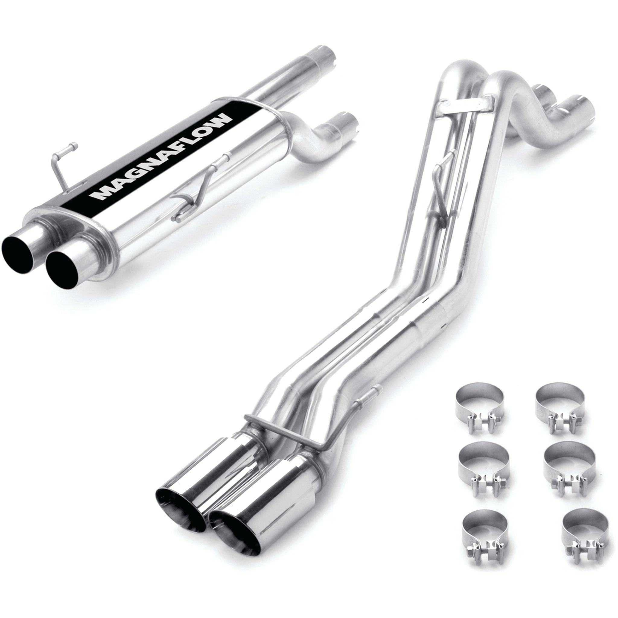 MagnaFlow Exhaust ProductsMagnaFlow Exhaust Products MagnaFlow 2004 - 2005 Dodge Ram 1500 Street Series Cat - Back Performance Exhaust System | 15832