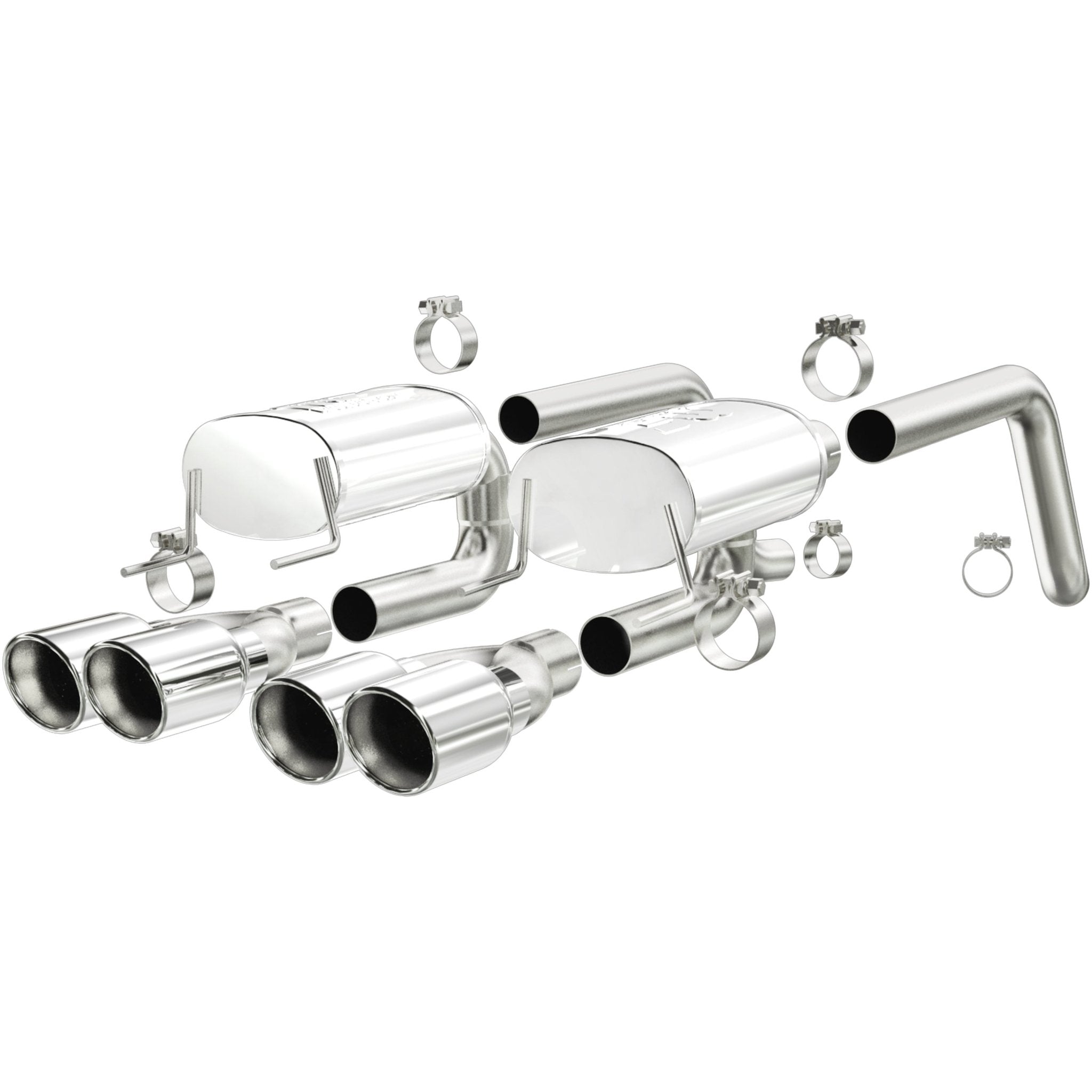 MagnaFlow Exhaust ProductsMagnaFlow Exhaust Products MagnaFlow 2005 - 2008 Chevrolet Corvette Street Series Axle - Back Performance Exhaust System | MPN 15886