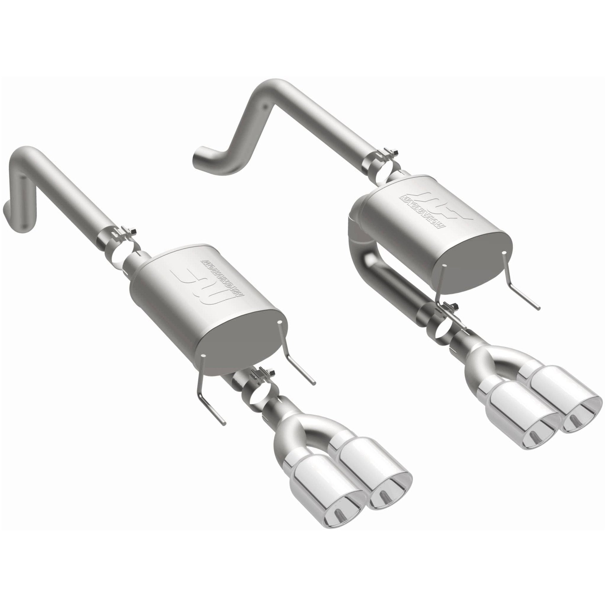 MagnaFlow Exhaust ProductsMagnaFlow Exhaust Products MagnaFlow 2005 - 2008 Chevrolet Corvette Street Series Axle - Back Performance Exhaust System | MPN 15886